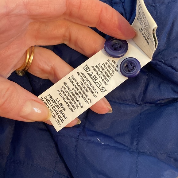 L.L. Bean Plaid Shacket Shirt Jacket Quilted Lining Button Up Primaloft Large - Picture 12 of 16